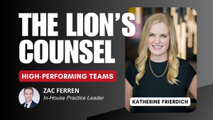 High-Performing In-House Legal Teams | Metrics, Trust, and Building the Dream Team.
