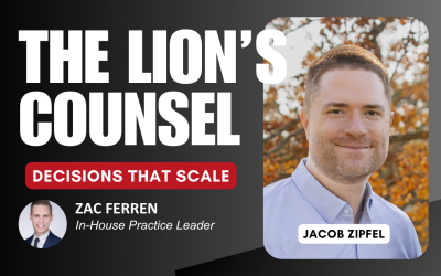 Jacob Zipfel on Startup Legal Leadership, Two-Way Doors, and Building for Scale