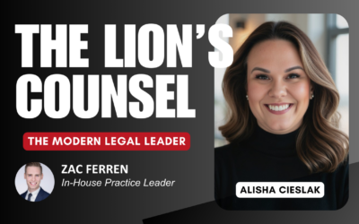 From Greenfield to Gold Standard: Alisha Cieslak’s Playbook for Modern Legal Leadership