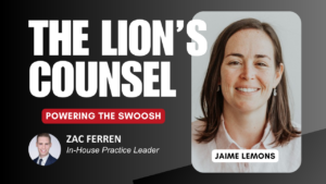 Powering the Swoosh: Jaime Lemons on Legal as a Business Partner