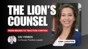 From Brakes to Traction Control: Gina Lakatos on the New Model of Operationally Led In-House Legal Leadership